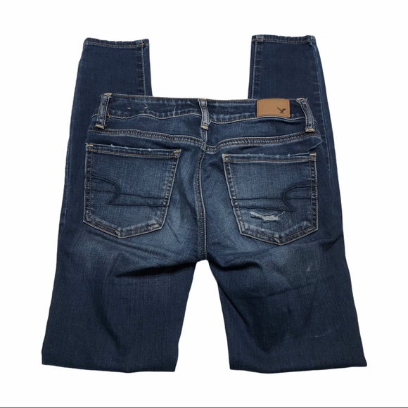 American Eagle Super Distressed Jegging 0495 - Picture 2 of 7